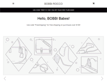 Tablet Screenshot of bobbirocco.com